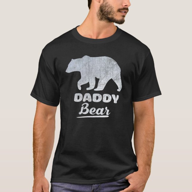 Manar pappa Bear Underbar för Pappa Far morfar T Shirt (Framsida)