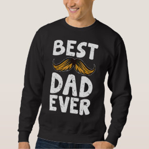 Manar pappa Best Pappa någonsin Fars dag Pappa Fam Lång Ärmad Tröja