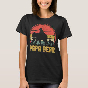 Manar Pappa Björn av Unge 3 Kids Fars dag morfar T Shirt