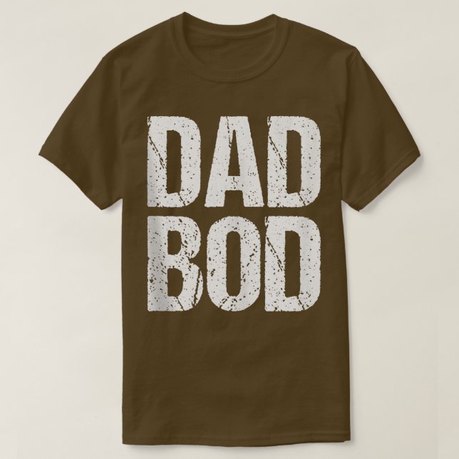 Manar Pappa Bod Funny Gym arbetsdag för högdagerda T Shirt (Design framsida)