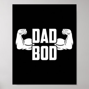 Manar Pappa Bod Muscle Strong Man pappa Funny Far Poster