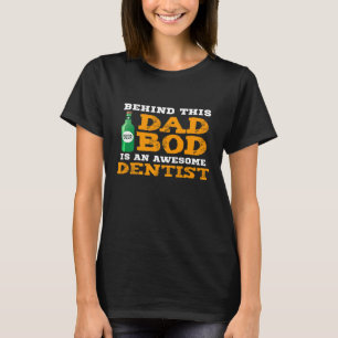 Manar Pappa Bod Shirt Funny Dentist Far Birthday C T