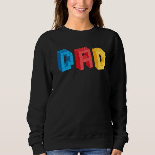 Manar Pappa Brick Builder blockerar huvudbyggaren  T Shirt