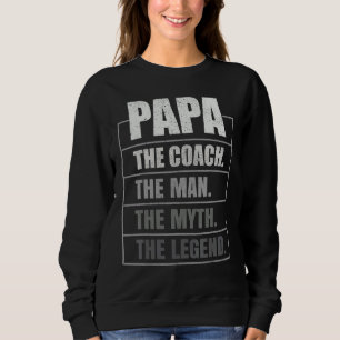 Manar Pappa Coach Man Myth Legend Coacher Pappa Fa T Shirt