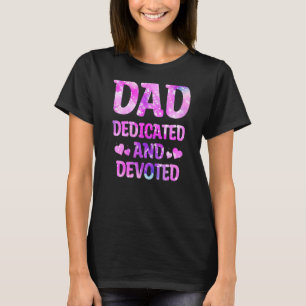 Manar Pappa dedikerat och hängivet Lycklig Fars da T Shirt