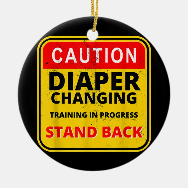 Manar pappa Diaper Kit New pappa Survival Pappa Ba Julgransprydnad Keramik (Framsidan)