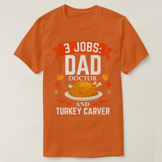 Manar Pappa Doktor Turkiet Carver Thanksgiving Chr T Shirt (Design framsida)