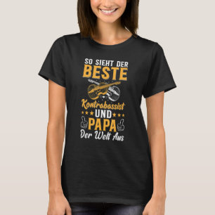 Manar pappa Dubbla Baid Dubbla Bass Player T Shirt