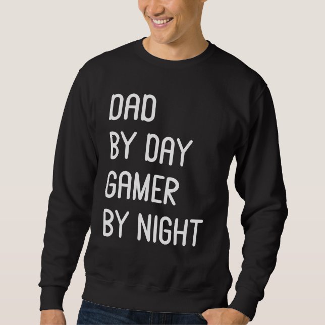 Manar Pappa efter dagspelning per natt Lång Ärmad Tröja (Framsida)