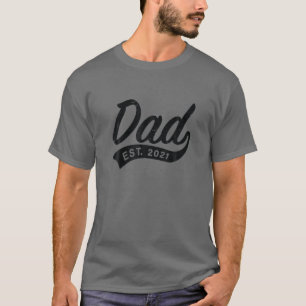 Manar Pappa Est. 2021: Baby - första Far" T Shirt