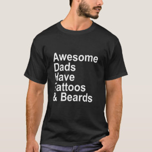 Manar Pappa Fantastisk Pappor har tatueringar och  T Shirt