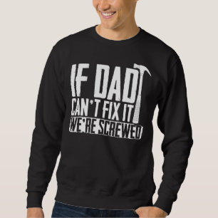 Manar Pappa Far om Pappa inte kan laga det är vi s Lång Ärmad Tröja