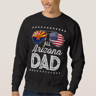 Manar Pappa Fars dag Arizona 4 juli Usa FLA Lång Ärmad Tröja