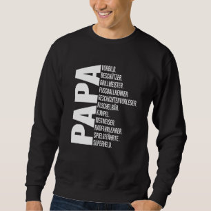 Manar Pappa Fars dag, bästa Pappa, förväntar sig F Lång Ärmad Tröja