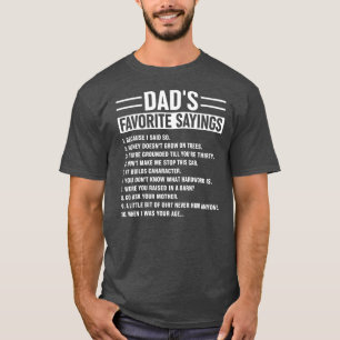 Manar Pappa Favorite Ord Funny Fars dag T Shirt
