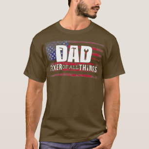Manar Pappa-fixeranläggning av all mekanisk Pappa T Shirt