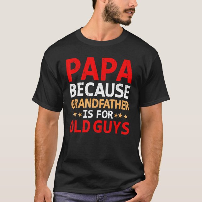 Manar Pappa för att farfar är för gamla killar Fat T Shirt (Framsida)