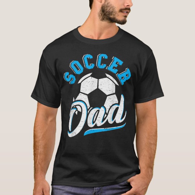 Manar Pappa_ Fotboll Pappa - Fotboll Ord T Shirt (Framsida)