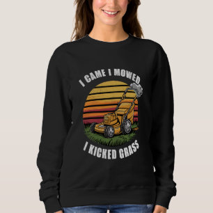 Manar Pappa Funny Lawncare Mwing Yard Kicked Grass T Shirt