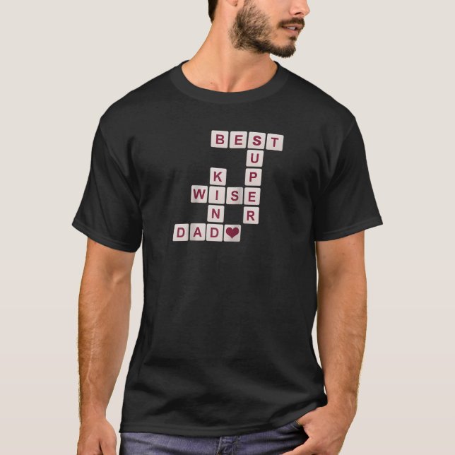 Manar Pappa-gåva från dotter från barn T Shirt (Framsida)