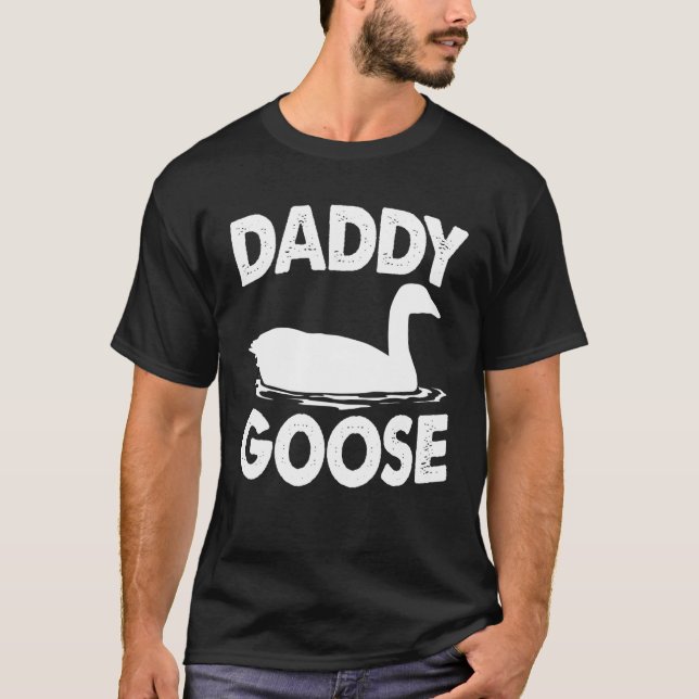 Manar pappa Goose Shirt Fars dag Gift T (Framsida)