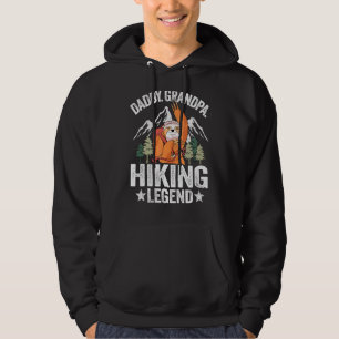 Manar pappa Grandpa Hiking Legend Sloth Natature H Hoodie