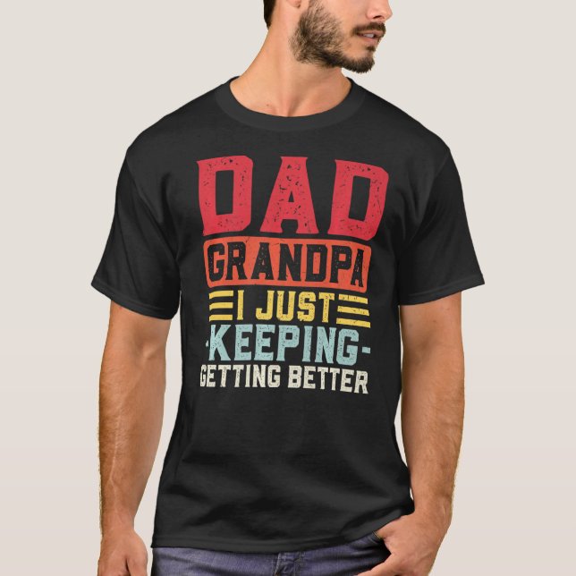 Manar Pappa Grandpa, jag håller bara på att bli bä T Shirt (Framsida)