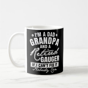 Manar Pappa Grandpa och en pensionerad Gauger Funn Kaffemugg
