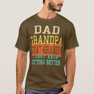 Manar Pappa Grandpa Underbar Grandpa Fars dag från T Shirt