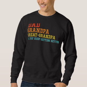 Manar Pappa Grandpa Underbar Grandpa I Behålla Get Lång Ärmad Tröja