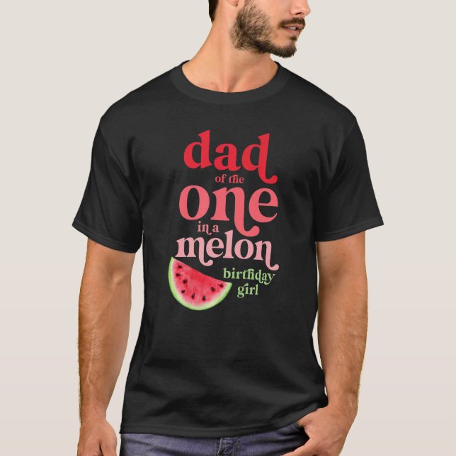 Manar Pappa i en melondagskvinna i Vatten T Shirt (Framsida)