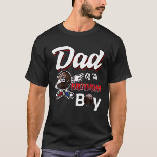 Manar Pappa i födelsedagskorgen Dabbing Bowling Ba T Shirt