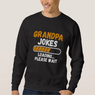 Manar Pappa Joke Loading Roligt Humor Fars dag för Lång Ärmad Tröja