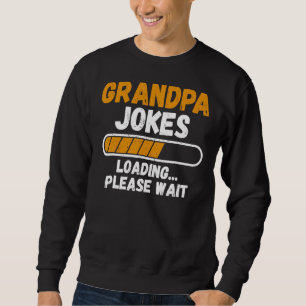 Manar Pappa Joke Loading Roligt Humor Fars dag Lång Ärmad Tröja