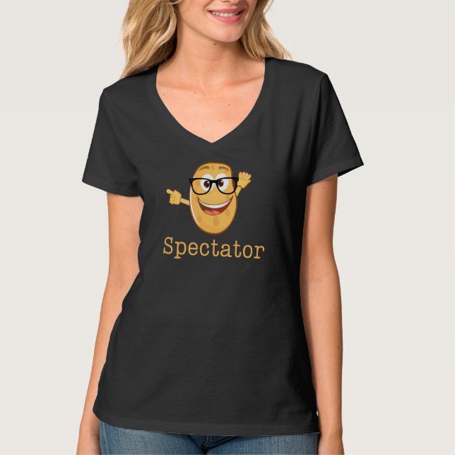 Manar Pappa Jokes Funny pappa Pun Potato Glass Tjo T Shirt (Framsida)