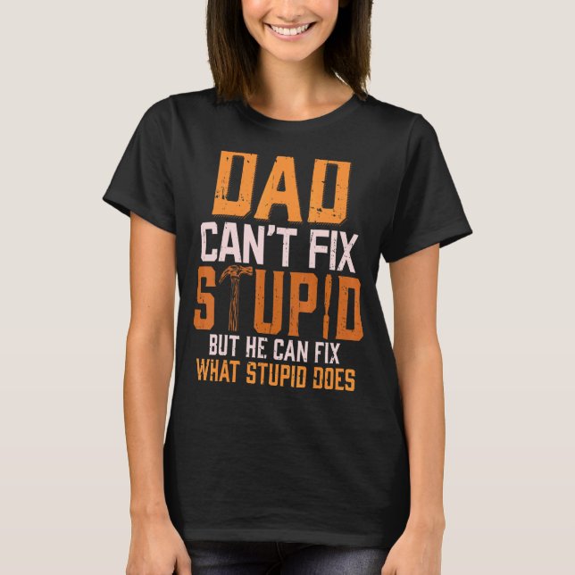 Manar Pappa kan inte åtgärda stenkolsskogen i Hand T Shirt (Framsida)