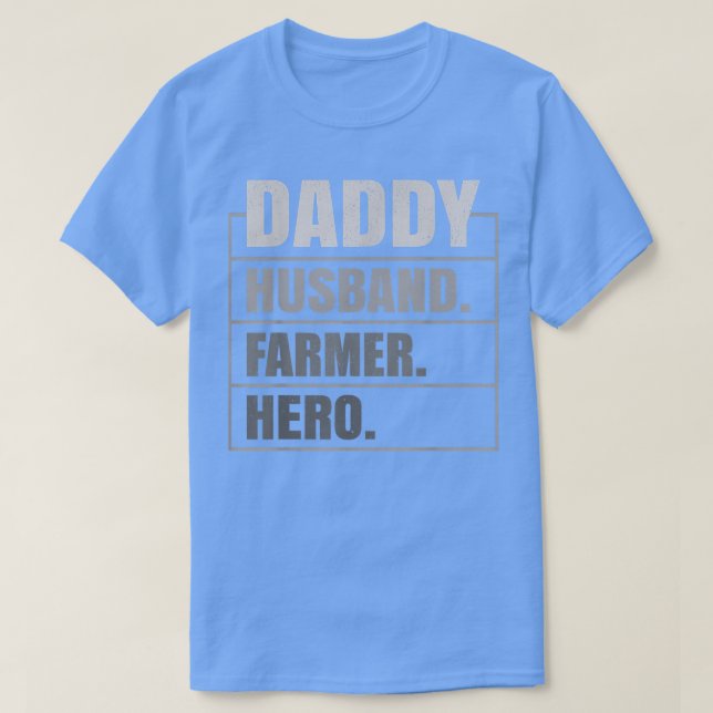 Manar pappa Make Farmer Hero Funny Farmer Far T Shirt (Design framsida)