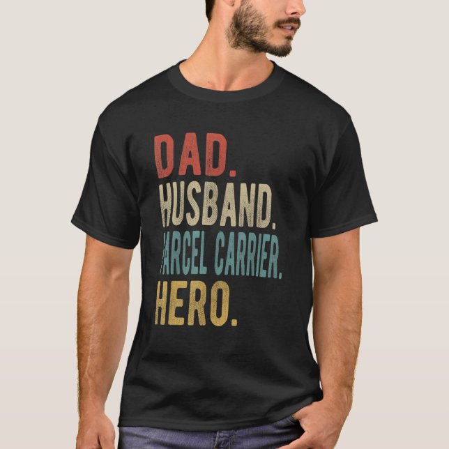 Manar Pappa Make-skifte Carrier Hero T Shirt (Framsida)