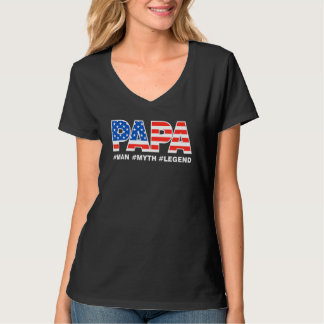Manar Pappa Man Myth Legend Pappa Far Far T Shirt