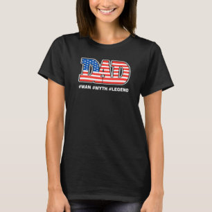Manar Pappa Man Myth Legend pappa Far Fars dag T Shirt
