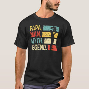 Manar Pappa Man Myth Legend Vintage Pappa T Shirt
