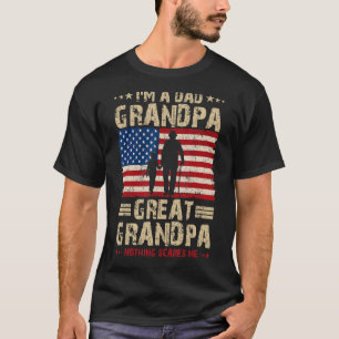 Manar Pappa morfar Underbar morfar Inget Skrämmer T Shirt