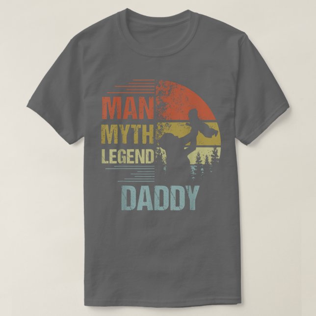 Manar pappa Myth Legend for Manar & Pappa Funny Fa T Shirt (Design framsida)
