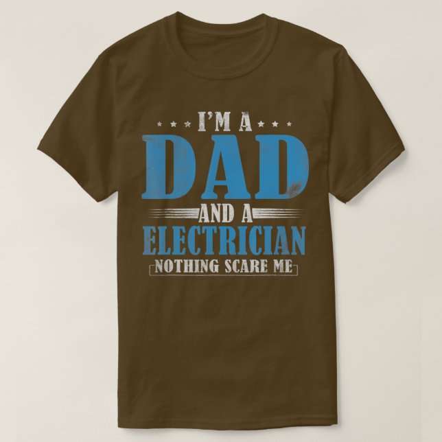 Manar Pappa och elverkstadvid Tjock i Pappa T Shirt (Design framsida)