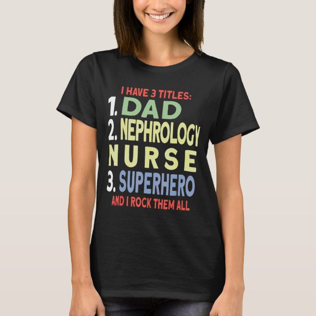 Manar Pappa och havsnäring T Shirt (Framsida)