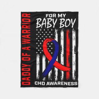 Manar pappa Pappa i ett krigare Pojke Warrior Hear Fleecefilt