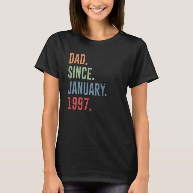 Manar Pappa sedan januari 1997 T Shirt (Framsida)