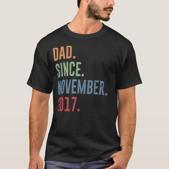 Manar Pappa sedan november 2017 T Shirt (Framsida)