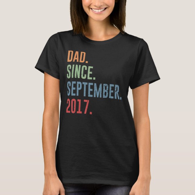 Manar Pappa sedan september 2017 T Shirt (Framsida)