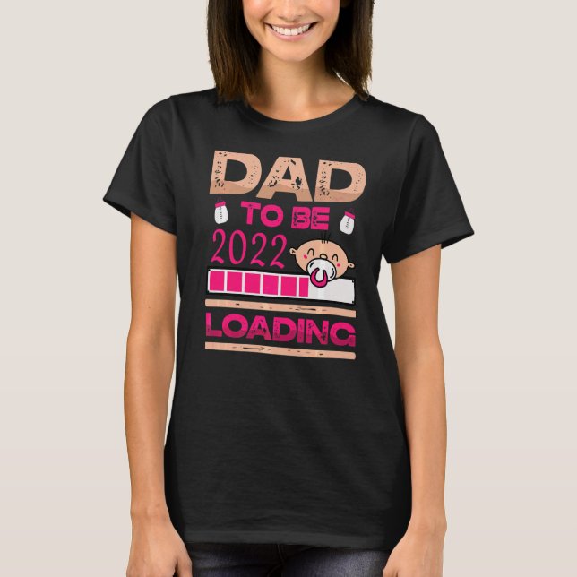 Manar Pappa ska 2022 lasta Flicka Fars dag T Shirt (Framsida)